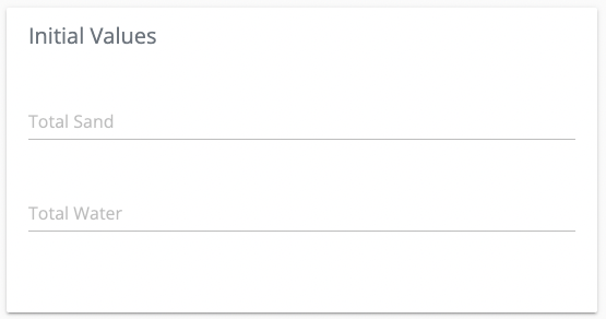 Wells Create Form Initial Values