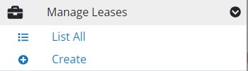 Leases Menu